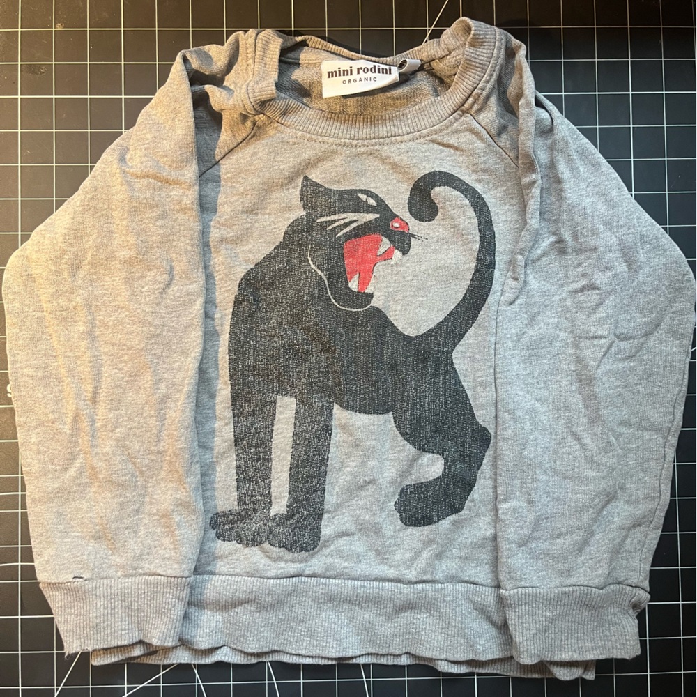 Mini Rodini black panther sweatshirt